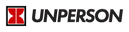 Logo of UNPERSON with a red square and black text 